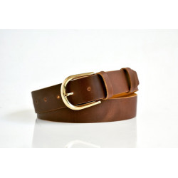 Brown leather Belt for jeans