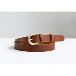 Brown Womens leather belt